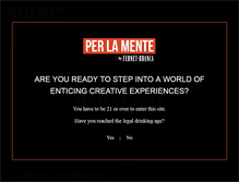 Tablet Screenshot of perlamente.com